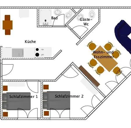 Mey Kraemerbrueckenblick 公寓 *