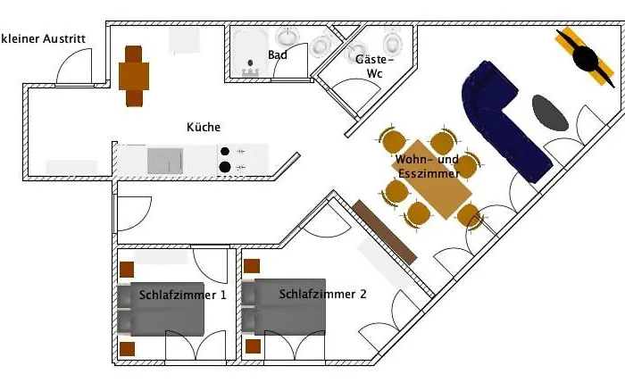 Mey Kraemerbrueckenblick Апартаменты *